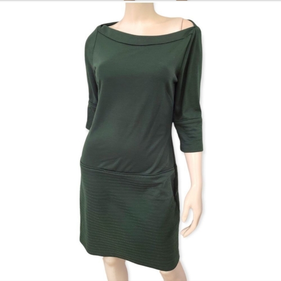 Jessica Simpson Green Ribbed Bottom Dress size 12 - Picture 2 of 7